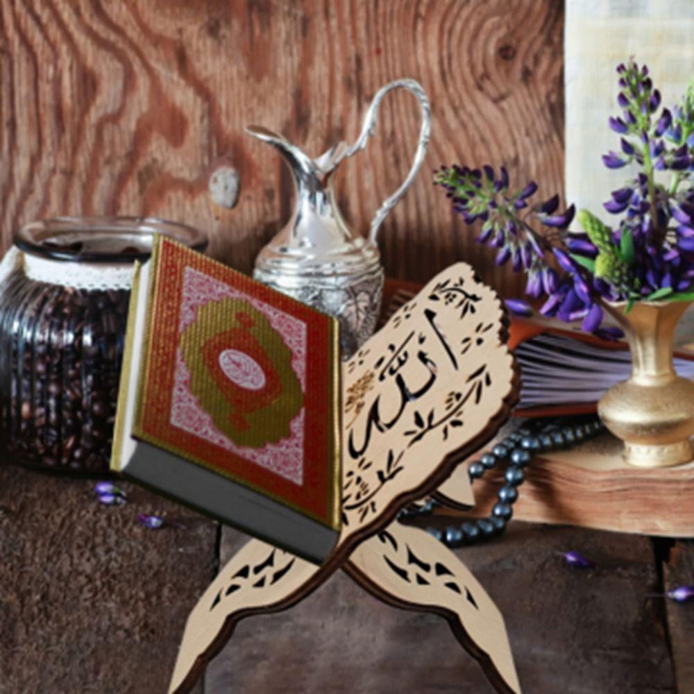 1 шт. Складная подставка для Библии, Корана, Рамадана, Ид аль-Фитр, Книжная полка, Декор для дома