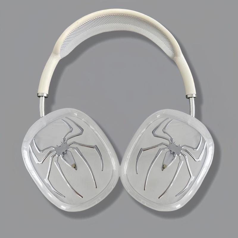 Applicable to Apple AirPods Max headset Bluetooth headset case Cartoon transparent soft case Cute and simple