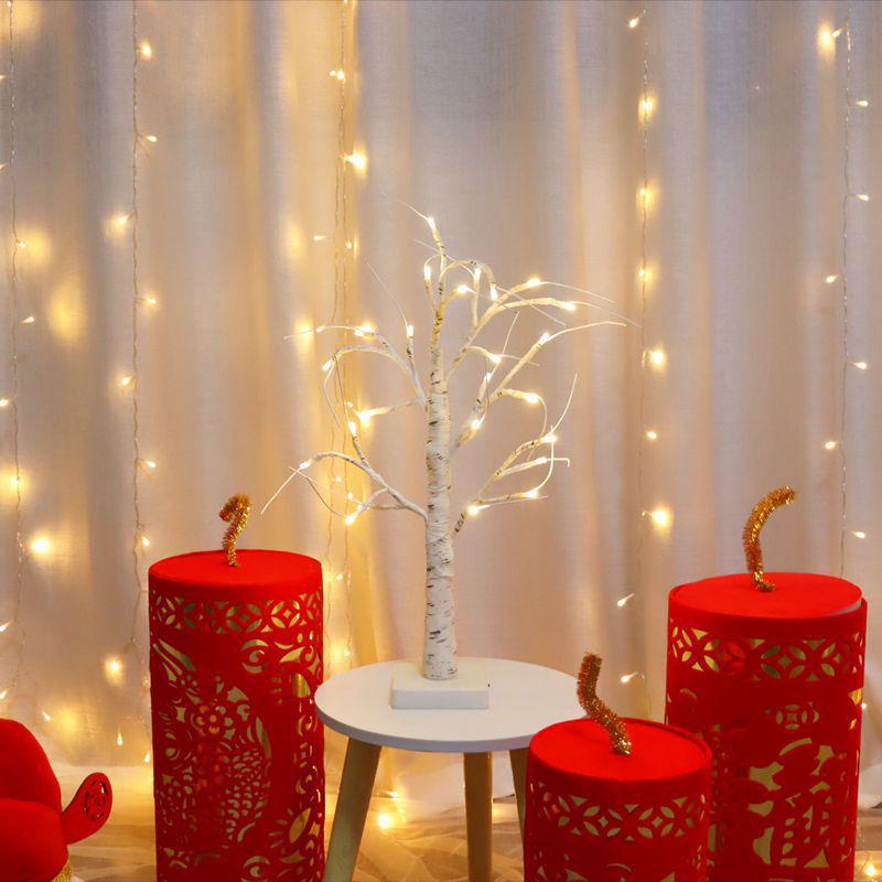 Chinese New Year Festive Decorations: Red Packet Tree & Lanterns for Home and Living Room