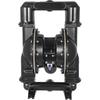 Air-Operated Double Diaphragm Pump, 2 inch Inlet & Outlet, Aluminum Alloy Body, 75 GPM & Max 120PSI, Nitrile Diaphragm Transfer Pump for Petroleum,