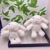Bunny Fluffy Plush Keychain Soft Material Perfect For Gifts Decorations And