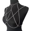 Женская мода Позолоченная цепочка на талию bikini из сплава с кисточками Сексуальный топ-бра на живот Цепочки