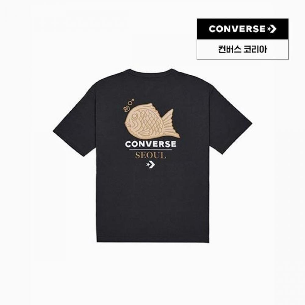 Converse CoTTon Bungeoppang Seoul CiTy T shirT Mch647 Gda