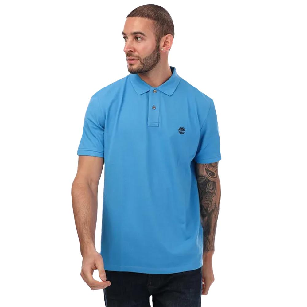 Timberland Mens Pique Short-Sleeved Polo Shirt