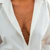 Ingemark Multilayer Tassel Lingerie Back Chain for Women Summer Bikini Sexy Bra Chest Body Jewelry Nightclub Accessories Party