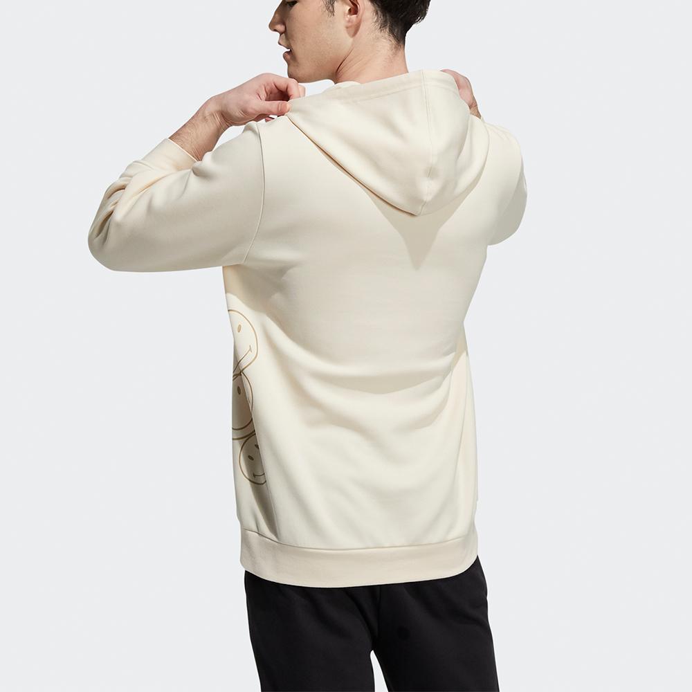 adidas Свитшоты Neo X SMILEY Мужские Кремовый С капюшоном Умеренный Обычный HE7956