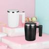 380mL Self Stirring Mug with Lid Automatic Magnetic Stirring Coffee Cup Electric Stainless Steel