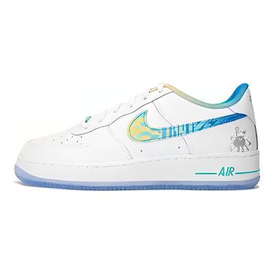 Детские кроссовки Air Force 1 LV8 GS Unlock Your Space, белые, многоцветные Light-Menta FJ7691-191