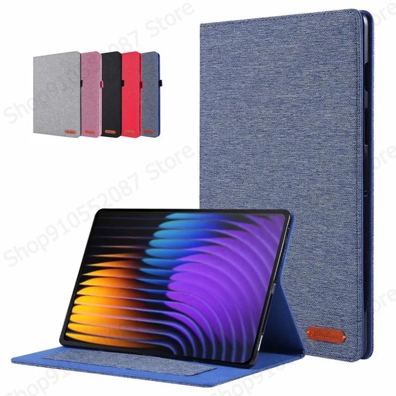 Case For Funda Xiaomi Pad 7 8 Pro 11.2 inch Soft Cowboy Stand Flip Cover For Coque Poco Pad X1 11.2" Tablet Cover