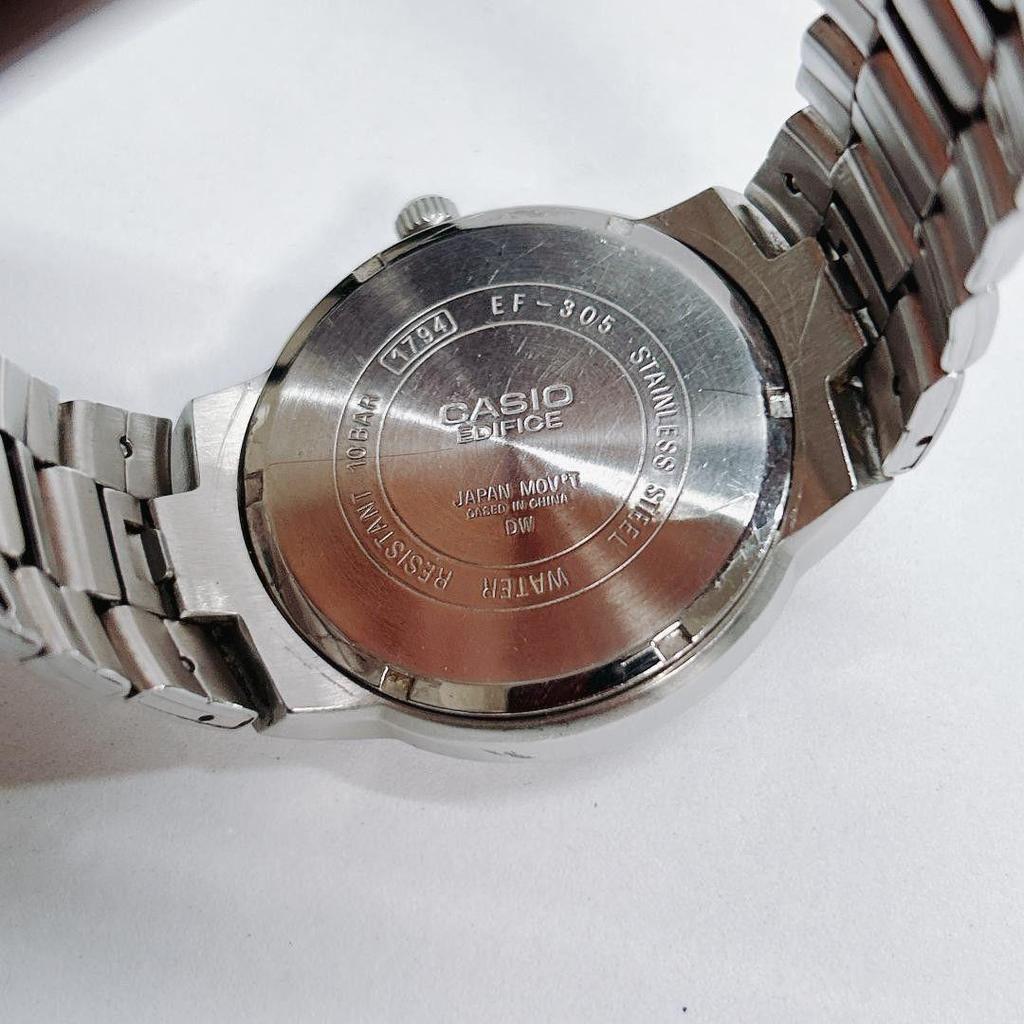 Б/у [Заканчивается сегодня] Мужские часы Casio EDIFICE CASIO EF-305 EDIFICE кварцевые