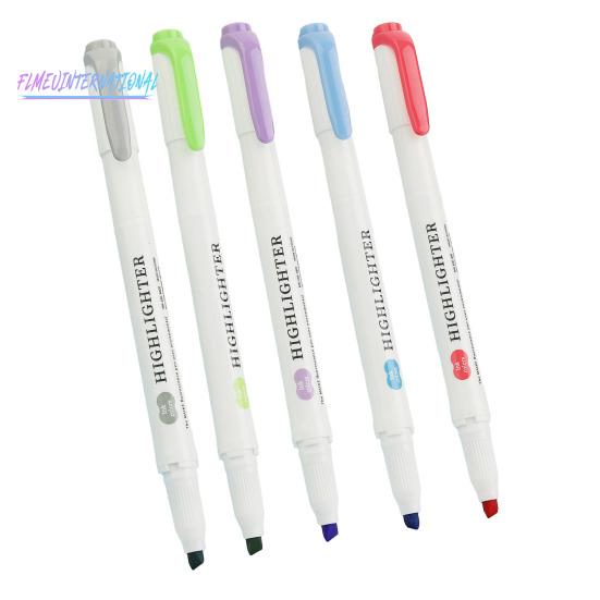 5/35 шт. настоящие мягкие хайлайтеры, пастельный хайлайтер с двумя кончиками, маркеры разных цветов, не оставляющий пятен хайлайтер для детей и взрослых