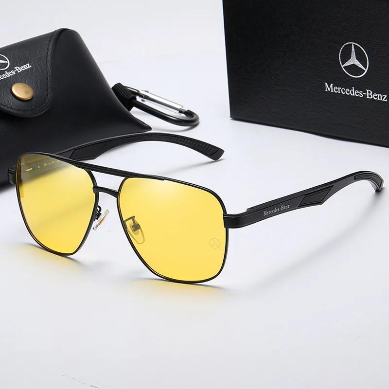 Car HighEnd Popular Polarized Sunglasses Anti Glare Goggles Mercedes Benz A B C E S Class GLA GLB GLC GLK SLK ML A35 A45 C43 C6 ZQ1
