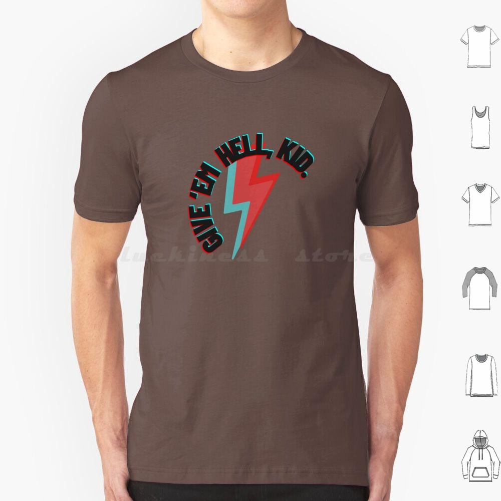 Give em Hell Kid T Shirt Cotton Men Women DIY Print Mcr Gerard Way Mikey Way Ray Toro Frank Iero Three Cheers Three Cheers