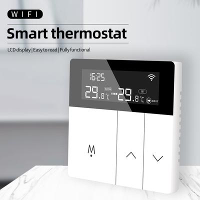 Tuya WiFi Электрический регулятор температуры 220В Умный термостат для подогрева пола Голосовое дистанционное управление Цифровой термостат для дома