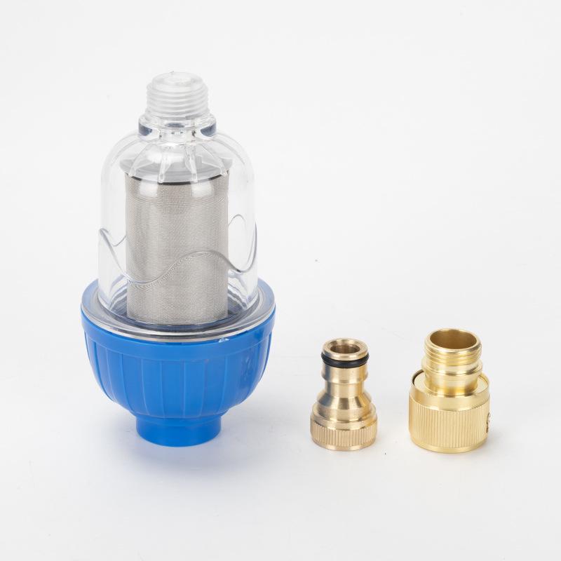 Комплект предварительного фильтра для автомойки высокого давления с быстросъемным ниппелем и фильтрующей сеткой