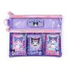 Sanrio Kuromi Pouch with 3 Cards and 3 Transparent Sheets 931691 2-tier (cutely Customized)