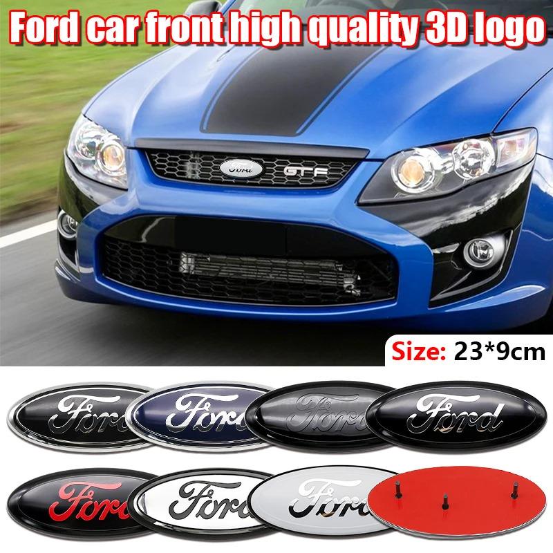 22.5X9cm Car Front Grille Emblem Sticker Rear Trunk Decal Replacement Accessories For Ford F150 F250 Edge Escape Transit Fusion CVY1