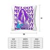 Melody Esa Diva Spain Eurovision Merch 2 Pcs Square Pillowcase Pillow Cover Cushion Decor Comfort Throw Pillow For Home Bedroom