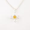 Yellow Cat's Eye Gemstone 925 Sterling Silver Jewelry Handmade Pendant For Girls PP-41-48