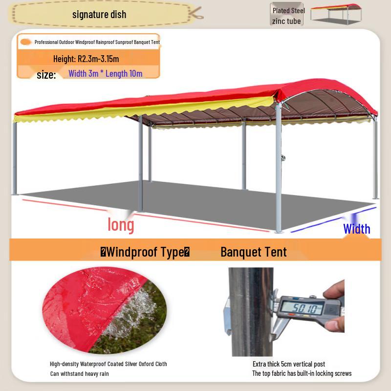3x10m Heavy-Duty Outdoor Event Canopy