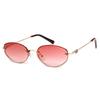 Small Oval Rimless Sunglasses Women Retro Metal Frame Cut Edge Photochromic Eyewear Fashion Trendy Sun Glasses for Street Photo