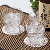 Бумажные подставки под стаканы Endo Shoji TKG, Коричневые, Узор Арабеск (Упаковка 100 шт.), Круглый, диаметр 90 мм, толщина 1 мм, незаменим для вечерних напитков, коммерческий