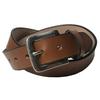 WING LEATHER Ремень из кожи Tochigi Мужской из натуральной кожи Business Casual Сделано в Японии Коровья кожа 35 мм w003 M Темно-коричневый