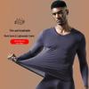 Men's Slim V-Neck Thermal Shirt – Breathable Mesh Base Layer for Autumn/Winter