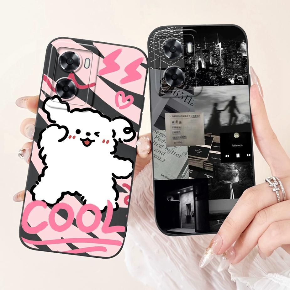 Чехол для Oppo A57 4G Чехол для Oppo A57s CPH2385 Милый Забавный Мультяшный Чехол Мягкий ТПУ Чехол для Телефона Для Oppo A77 4G Oppo A77s Fundas 6.56'' Capa