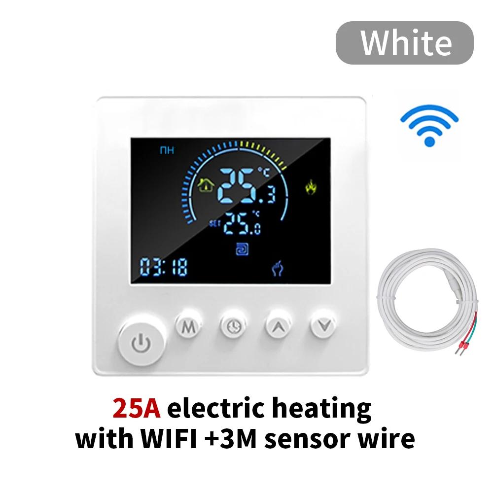 Smart Thermostat Wifi Floor Heating Thermostat LCD Display Energy-saving and Environmental Protection Tuya Smart Home Assistant