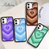 Чехол для телефона Illusion hearts для iPhone 11 12 13 14 Pro Max mini X XR XS SE 2020 5 6S 7 8 Plus Samsung Galaxy S21 S22 Cover shell