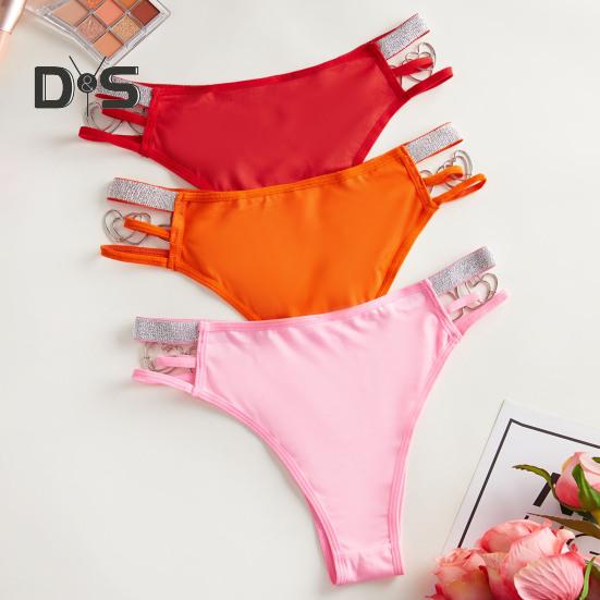 Women Panties Low Waist Slim Fit Friendly To Skin Soft Elastic Breathable Lady Briefs Underpants Sexy Underwear