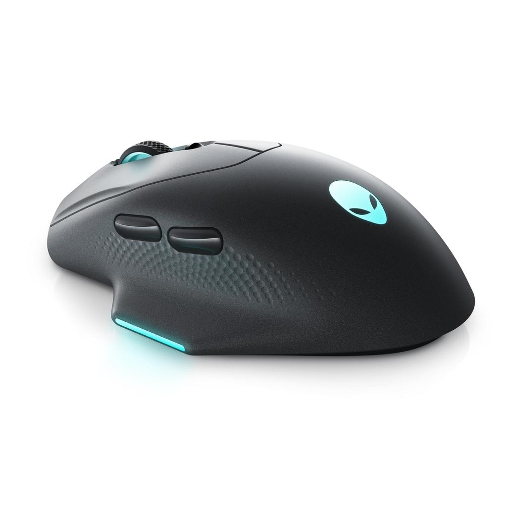 Беспроводная игровая мышь Alienware AW620M Dark Side of the 7 Оптическая 1 кГц Опрос 26000 DPI 650 Легкая Миллион Цветов - Луна, Кнопки, Сенсор, Частота,