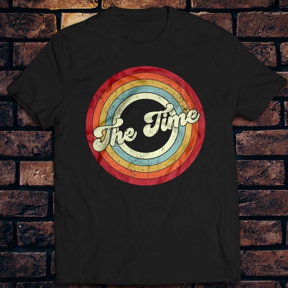 The Time T-Shirt Morris Day logo Black Full Size S tO 5XL Unisex T-Shirt