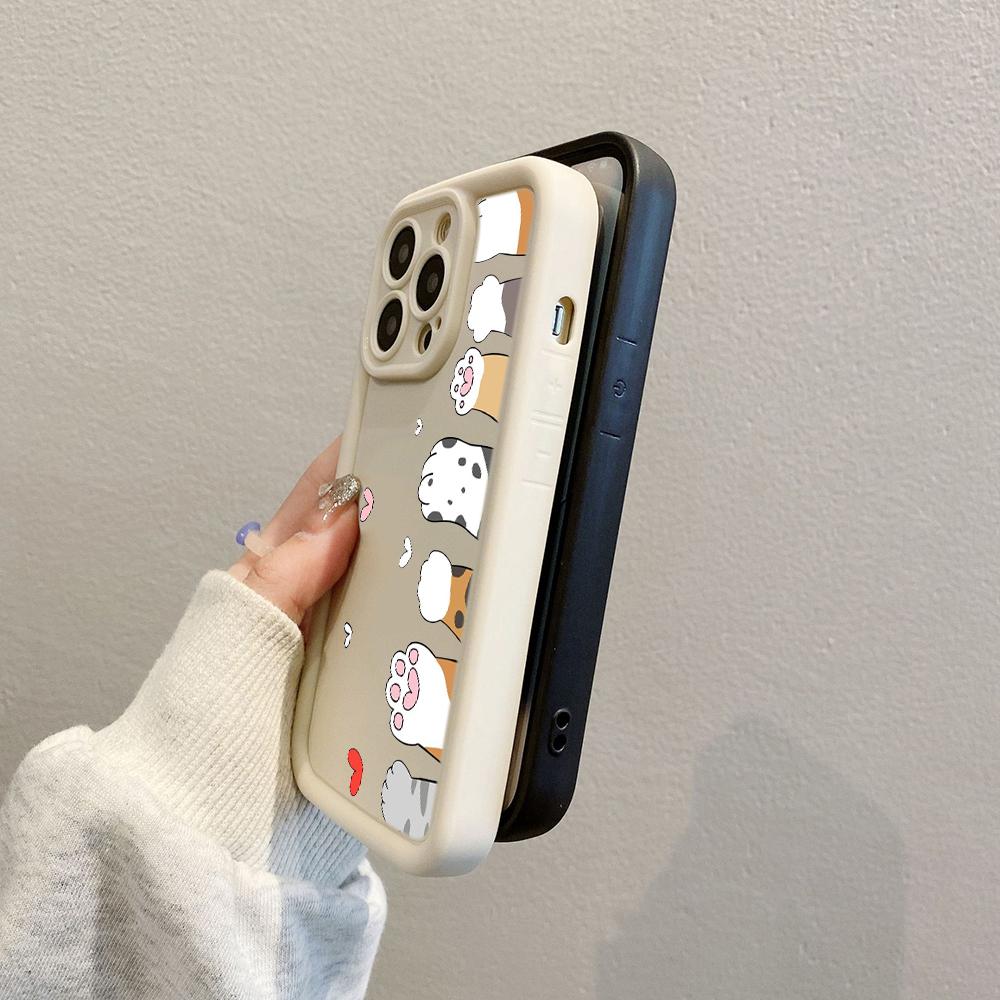 LZ9 мультяшный кот милый художественный дизайн силиконовый чехол для телефона Xiaomi 11 Lite 5G 14T Redmi 14C 13C A3 Note 12 11 9 10 13 Pro Plus противоударный задний чехол