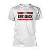 Бизнес-раннер (белый) официальная однотонная футболка унисекс для мужчин