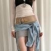 Designer Wide Women's Belt Gothic Dress Jeans Belt Heavy-Duty Rivet Waist Belt Spicy Girls