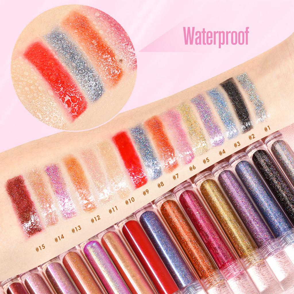 Glitter Liquid Lipstick for Women, Chameleon Shimmer Lip Gloss, Waterproof Non-Stick Formula, Highly Pigmented and Long-Lasting, Perfect