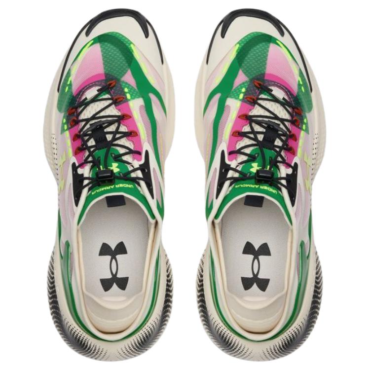 Under Armour Echo Ivory Dune Virtual Pink Unisex Sneakers Cream High-Vis-Yellow 6006061-142