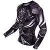 Venum Men's Gladiator 3.0 Long Sleeve Rashguard Black L