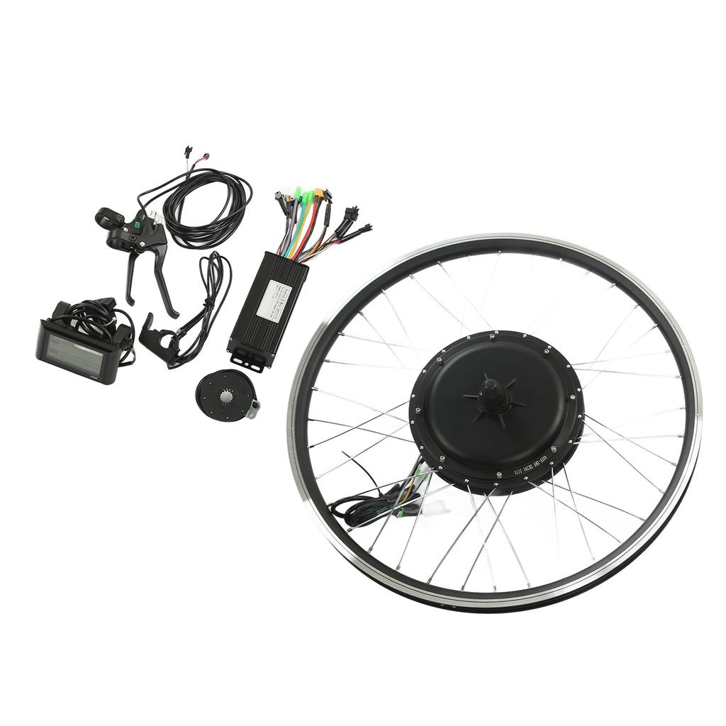 26-дюймовый 48V1000W велосипедный передний приводной мотор-колесо комплект для переоборудования с ЖК-панелью S900 для электромобиля