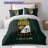 Club Leon Pattern Bedding,Quilt Set Quilt Cover Pillowcase Home Birthday Gift(1 * duvet cover + 2 * pillowcase, without core)