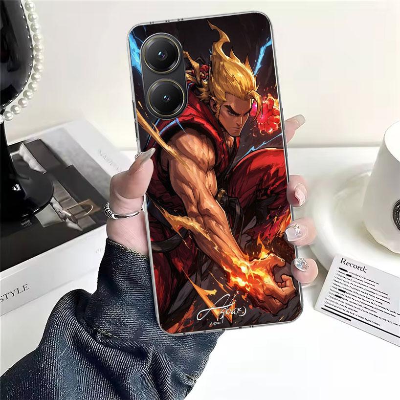 Игровой S-Street F-FighterS Мягкий чехол для телефона для Xiaomi Redmi 15C 15 13C 13 Poco X5 X6 X7 F7 Ultra M7 12C 12 10 10C 9C 9A 9T 9 Funda