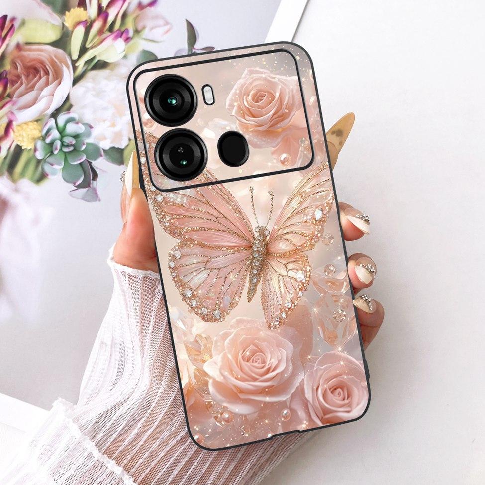 Чехол для ITEL P40 Чехол P662L Силиконовый Милый Кот Модный Забавный Расписной Funda Для P40 ITEL P 40 Корпус Телефона