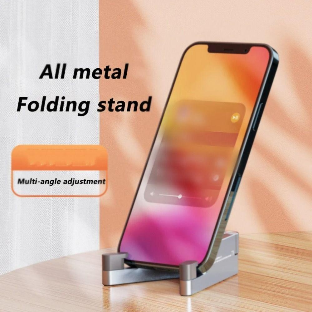 Foldable Mobile Phone Bracket Adjustable Table Phone Holder Cell Phone Holder Desktop Ornaments