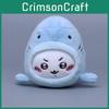 Dressing Cross Chiikawa Shark Plush Toy Cartoon Doll Backpack Keychain Pendant