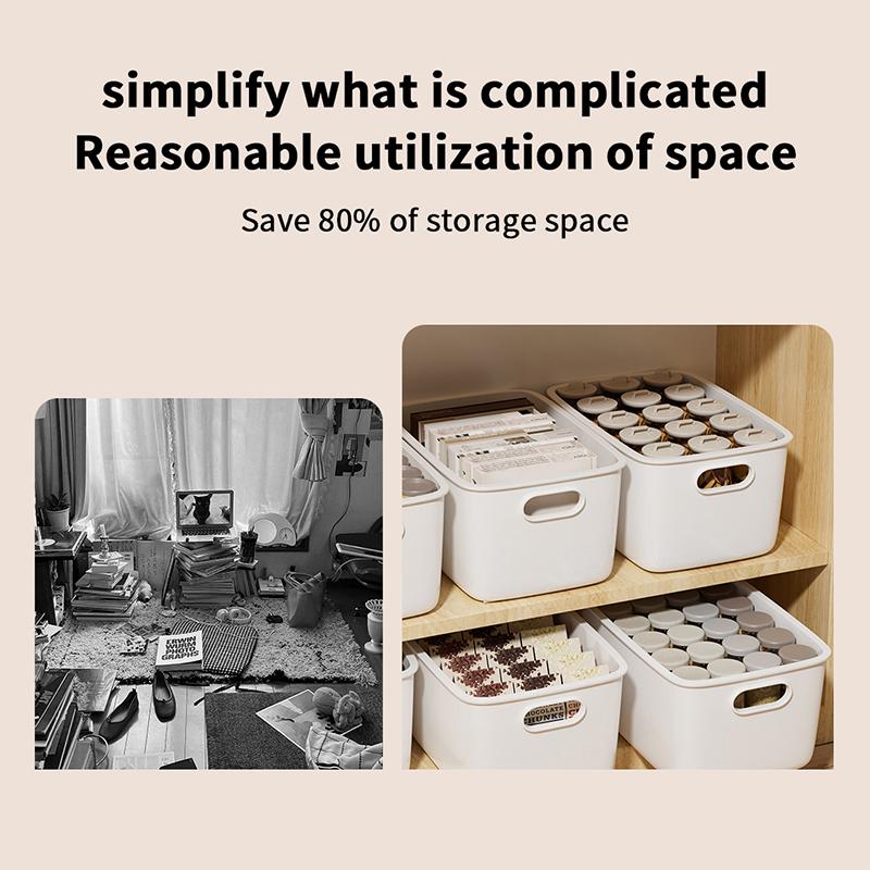 Настольный ящик для хранения, общежитие, мелочи, пластиковый ящик для хранения косметики, ванная комната, кухня, корзина для сортировки и хранения, контейнеры