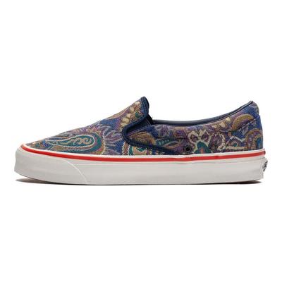 Обувь Slip-On LX Удобная Универсальная Низкие Кеды для Скейтбординга Унисекс Кроссовки Синие VN0A32QNFUH