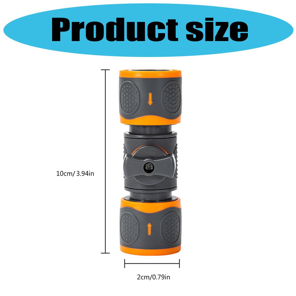 Герметичный пластиковый шланг с двойным быстросъемным соединением Пластиковый фитинг для труб для эффективного полива и очистки