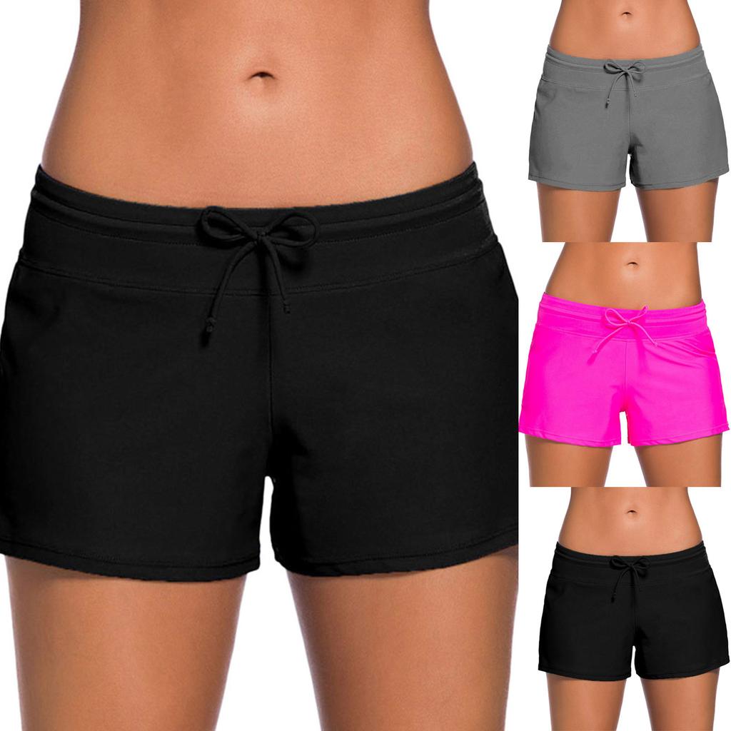 Женский купальник, шорты, трусы, шорты размера плюс, шорты для плавания